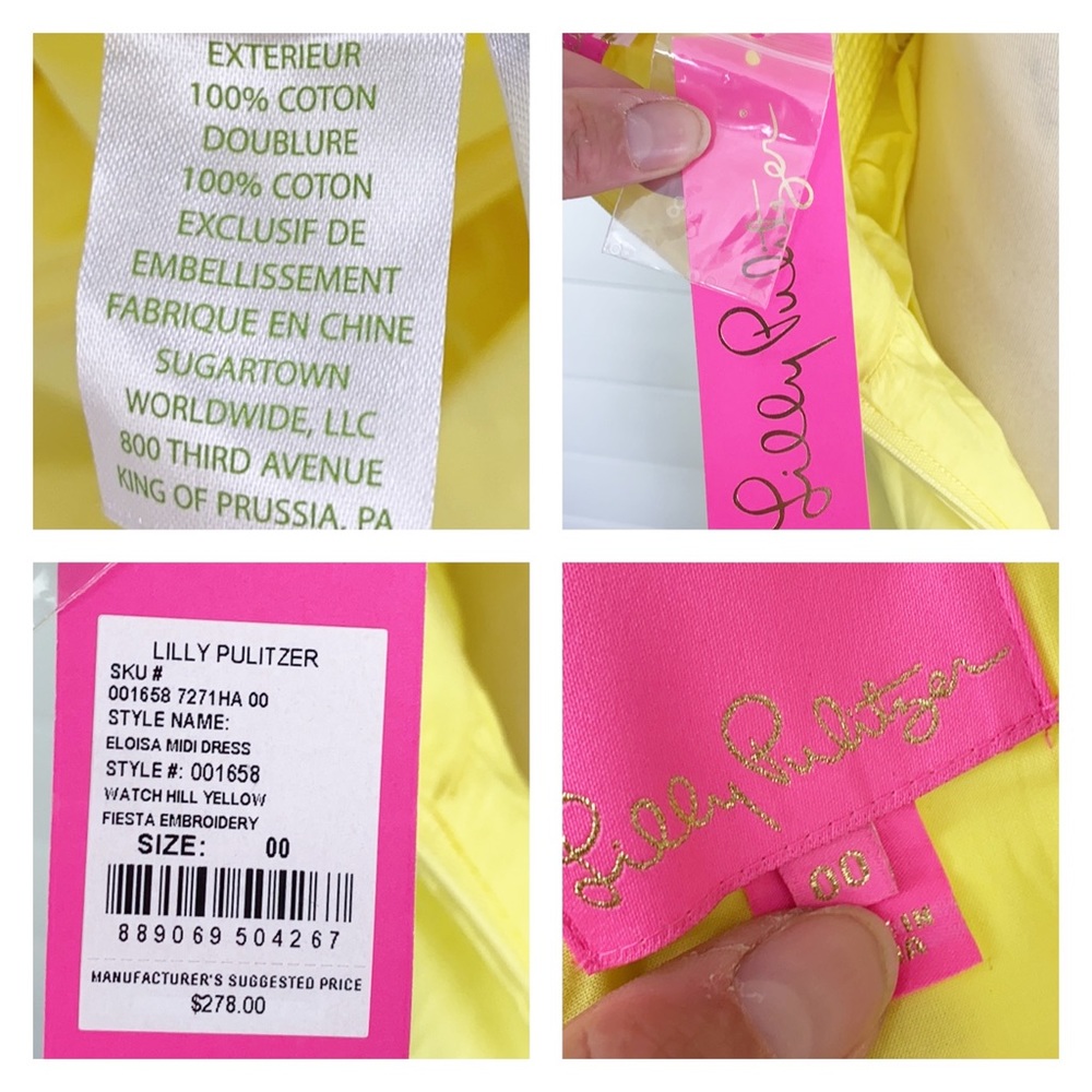 Lilly Pulitzer© Eloisa High/Low Midi Sundress NWT - Picture 9 of 14